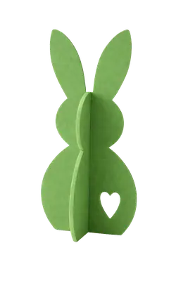 Filzhase dunkelgrün